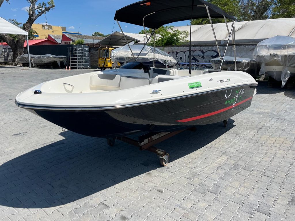 Bayliner E5 greencruzer használt elektromos hajó eladó