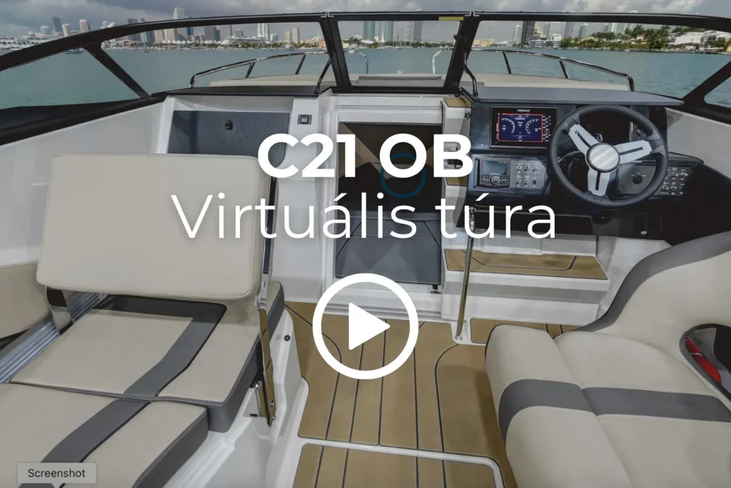 C21 OB motorcsónak - Virtuális túra